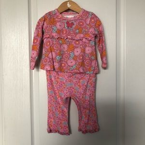 Baby Lulu Soft Butterfly Pajama Set 18mo